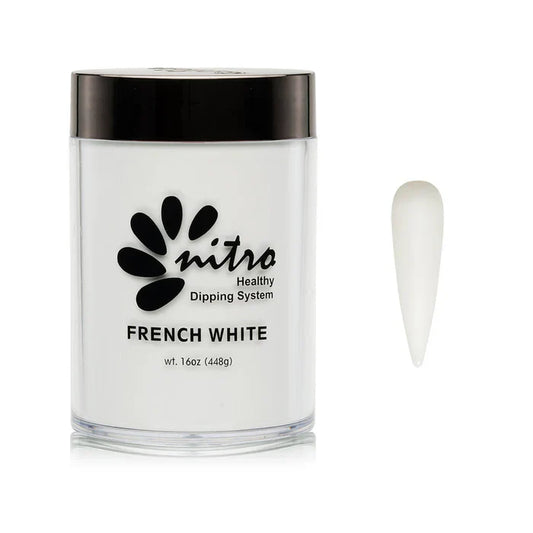 Nitro Pink & White Collection Powder - French White 16oz