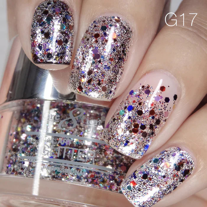 Cre8tion Nail Art Glitter 1oz 30g 17