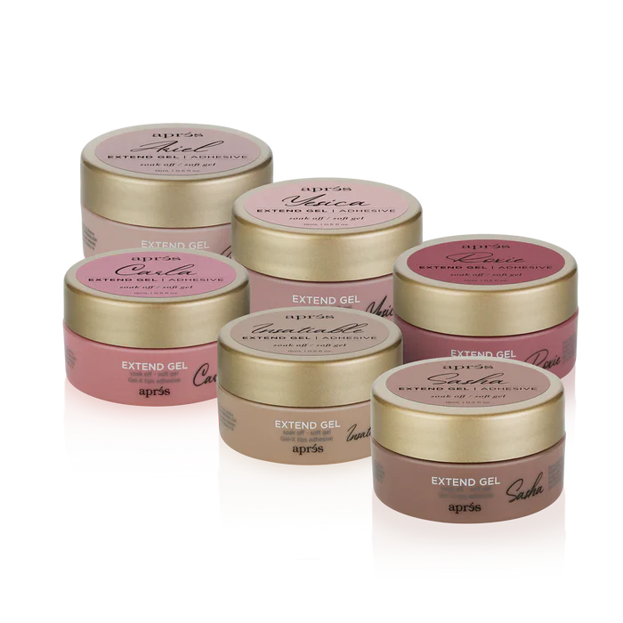 Apres Color Extend Gel Jar - Set of 6 Colors