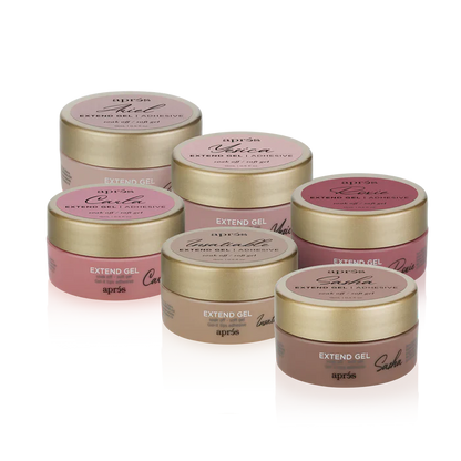 Apres Color Extend Gel Jar - Set of 6 Colors