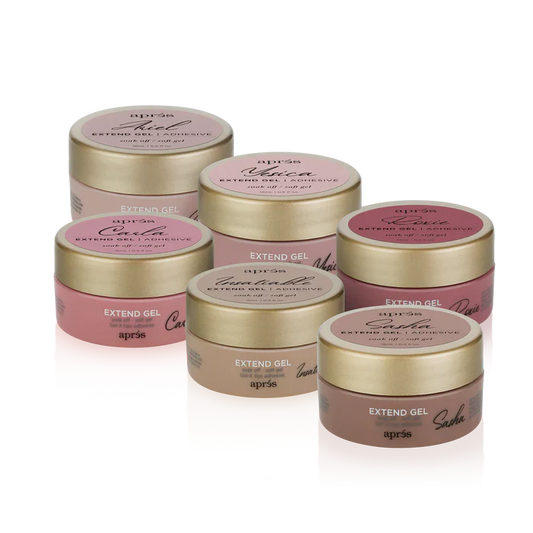 Apres Color Extend Gel Jar - Set of 6 Colors