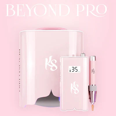 (Bonus Combo) Kiara Sky Beyond Pro Rechargeable LED Lamp Version II & Portable Nail Drill - Pink