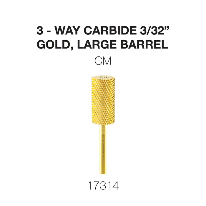 Cre8tion 3-Way Carbide Gold, Large Barrel 3/32" CM