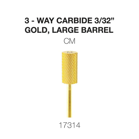 Cre8tion 3-Way Carbide Gold, Large Barrel 3/32" CM