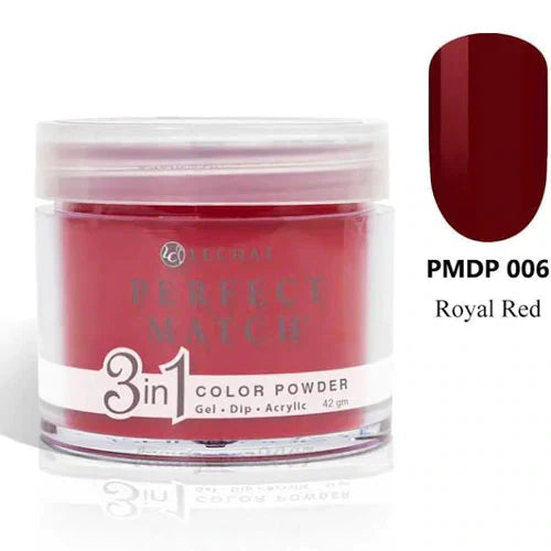 LeChat - Perfect Match - 006 Royal Red (Dipping Powder) 1.5oz