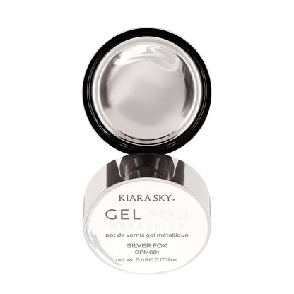 Kiara sky Gel Pod Metallics - Silver Fox