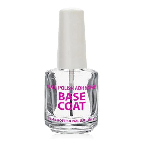 Cre8tion Empty Glass Bottle .5oz " Nail Polish Adhesive BASE COAT"