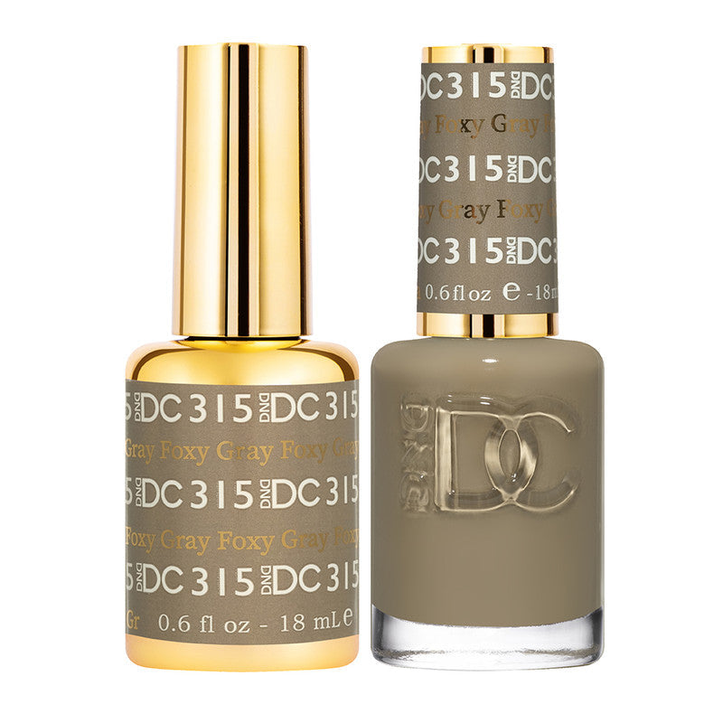 DND DC Duo Gel - #315 FOXY GRAY