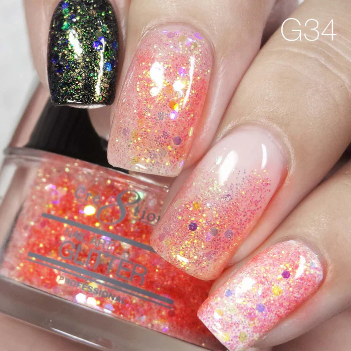 Cre8tion Nail Art Glitter 1oz 30g 34