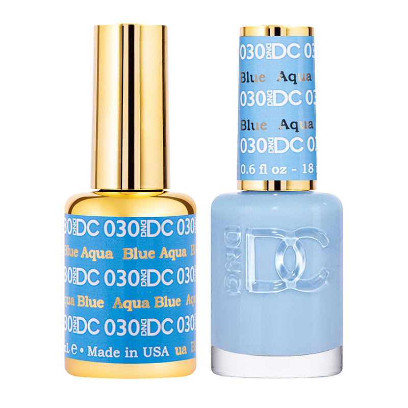 DND DC Duo Gel - #030  AQUA BLUE