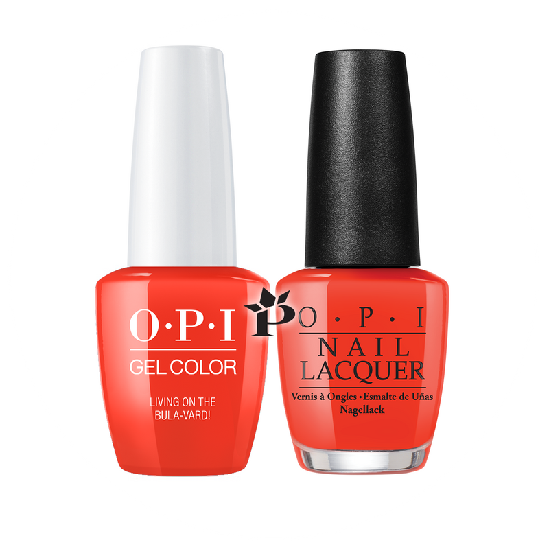 OPI Duo #  F81 - LIVING ON THE BULA-VARD