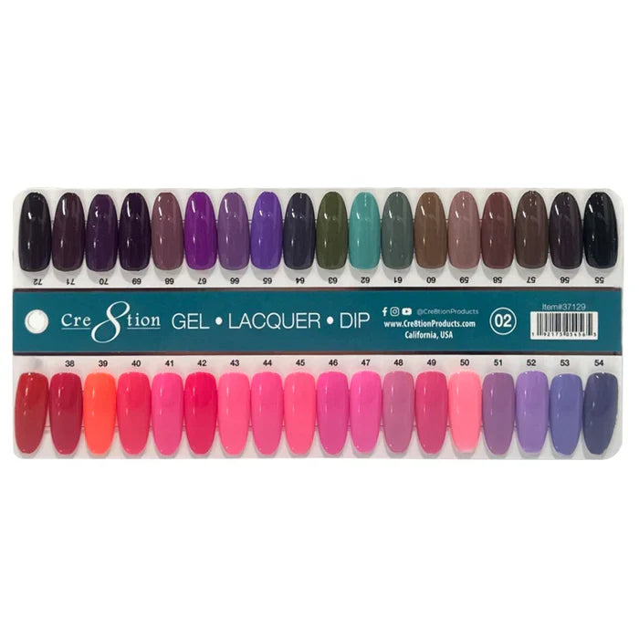 Cre8tion Color Chart - Matching 3 in 1 - 324 colors - #2