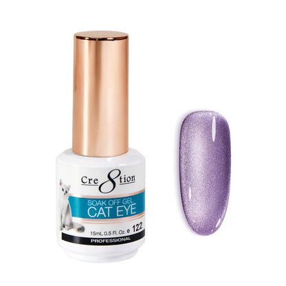 Cre8tion Cat Eye Soak Off Gel 0.5oz 122