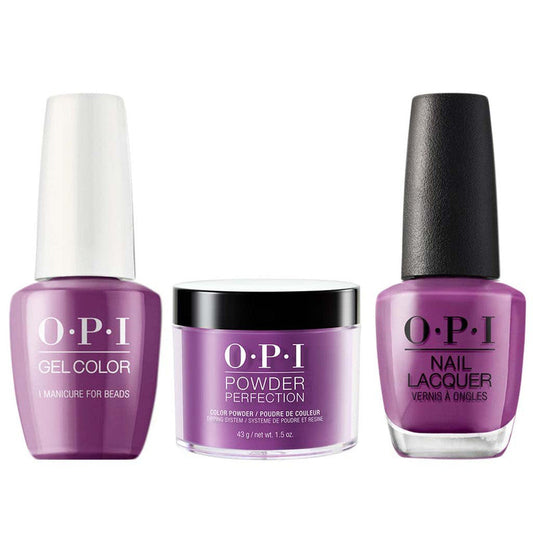 OPI 3in1 (Gel+Lacquer+Dip 1.5oz)  # N54 I Manicure for Beads