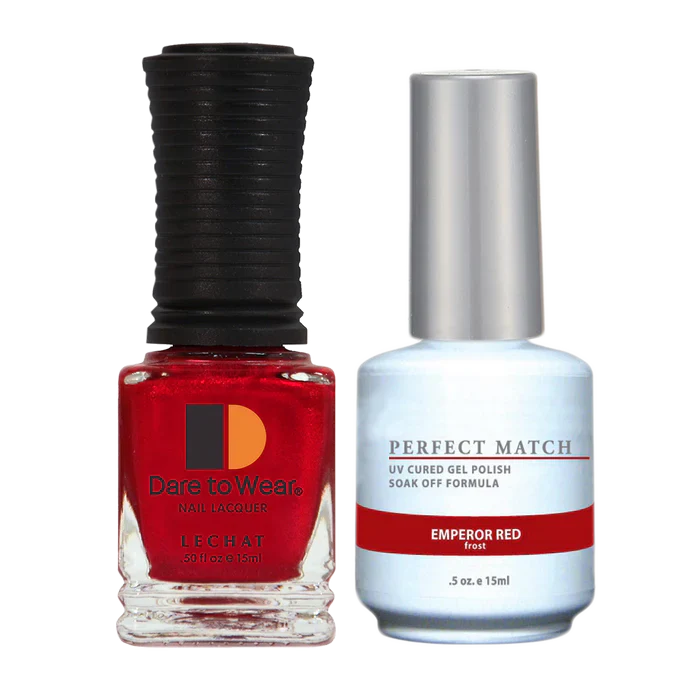 LeChat - Perfect Match - 003 Emperor Red (Gel & Lacquer) 0.5oz