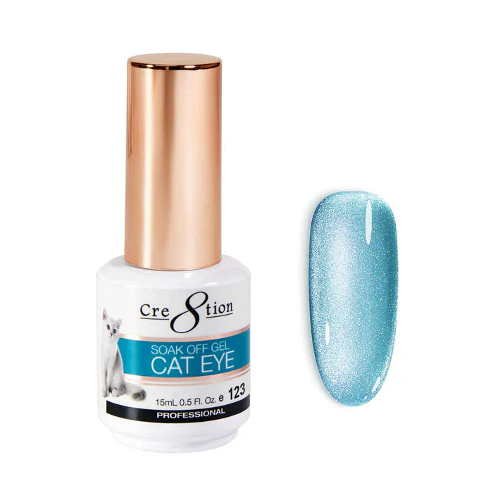 Cre8tion Cat Eye Soak Off Gel 0.5oz 123