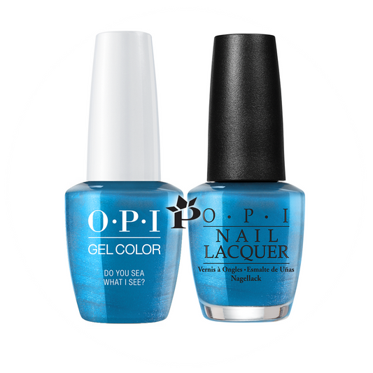 OPI Duo #  F84 - DO YOU SEA WHAT I SEA