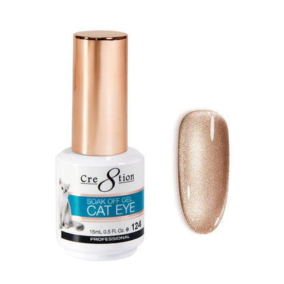 Cre8tion Cat Eye Soak Off Gel 0.5oz 124