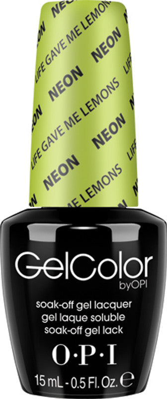 OPI GelColor .5oz (BLK) - #GC N33 - Life Gave Me Lemons