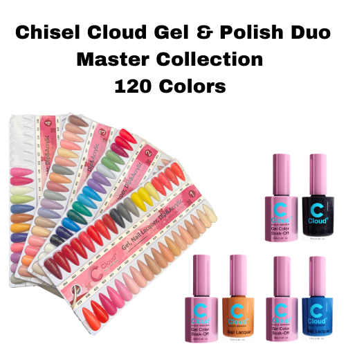 Chisel Cloud Gel & Polish Duo Master Collection - 120 Colors