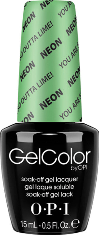 OPI GelColor .5oz (BLK) - #GC N34 - You Are So Outta Lime!