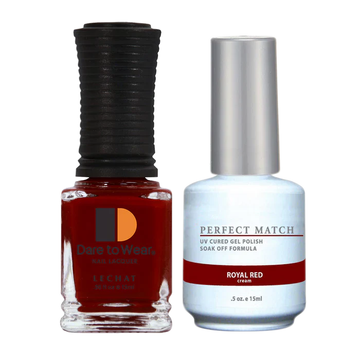 LeChat - Perfect Match - 006 Royal Red (Gel & Lacquer) 0.5oz