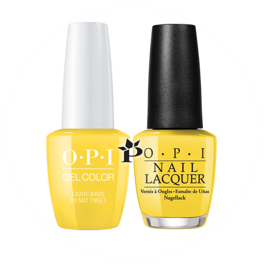 OPI Duo #  F91 - EXOTIC BIRDS DO NOT TWEET