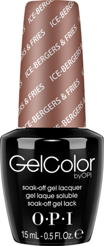 OPI GelColor .5oz (BLK) - #GC N40 - Ice-Bergers & Fries