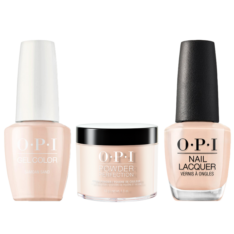 OPI 3in1 (Gel+Lacquer+Dip 1.5oz)  # P61 Samoan Sand