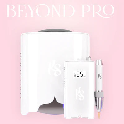 (Bonus Combo) Kiara Sky Beyond Pro Rechargeable LED Lamp Version II & Portable Nail Drill - White