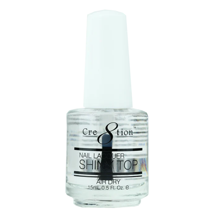 Cre8tion Nail Lacquer SHINY TOP Air Dry 0.5oz