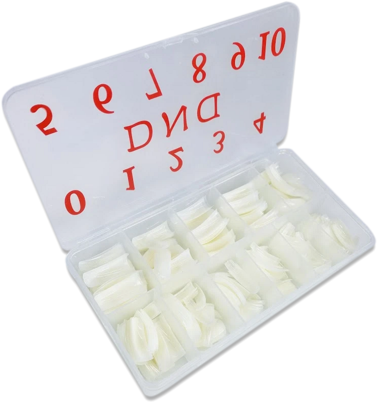 DND Natural Tip Box/550pcs included size 0 to 10