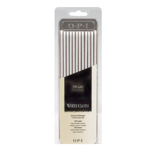 OPI - White Cloth File - 150 Grit / Pack of 12