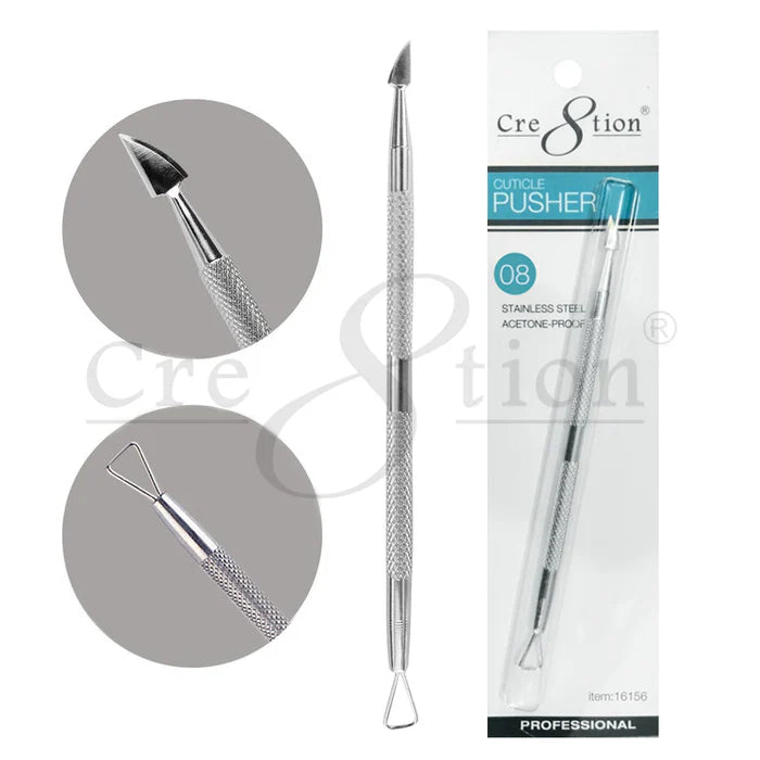 Cre8tion Stainless Steel Cuticle Pusher P08