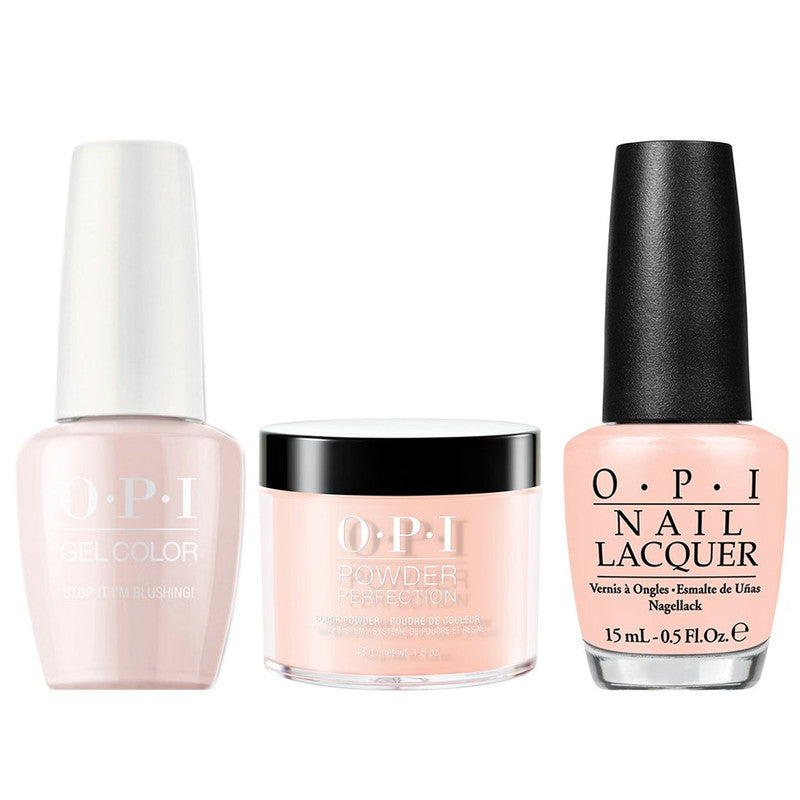 OPI 3in1 (Gel+Lacquer+Dip 1.5oz)  # T74 Stop it I'm Blushing