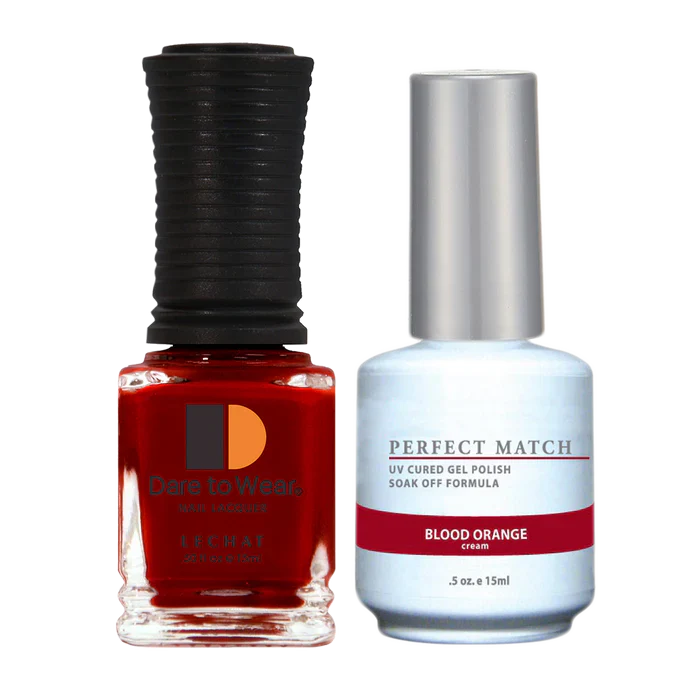 LeChat - Perfect Match - 010 Blood Orange (Gel & Lacquer) 0.5oz