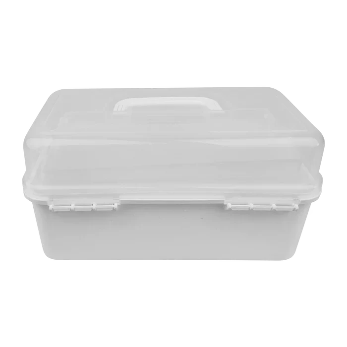 Cre8tion Large Plastic Storage Box Size 13*7.9*6.3 inches