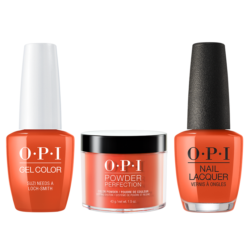 OPI 3in1 (Gel+Lacquer+Dip 1.5oz)  # U13 Suzi Needs a Loch-Smith