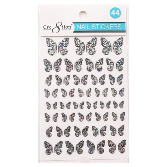 Cre8tion Nail Art Sticker Butterfly Style 44