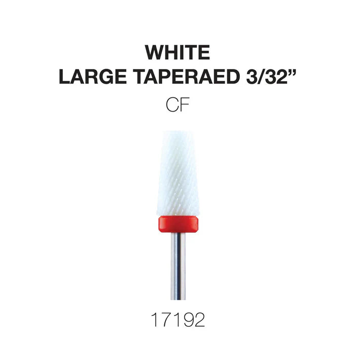 Cre8tion White Ceramic - Large Tapered - 3/32" CF