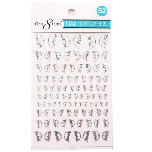 Cre8tion Nail Art Sticker Butterfly Style 52