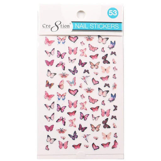 Cre8tion Nail Art Sticker Butterfly Style 53