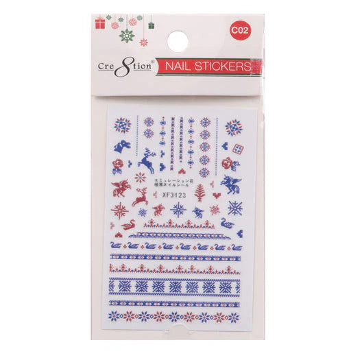 Cre8tion Nail Art Sticker Christmas Style C02