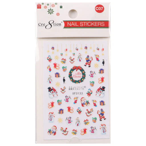 Cre8tion Nail Art Sticker Christmas Style C07