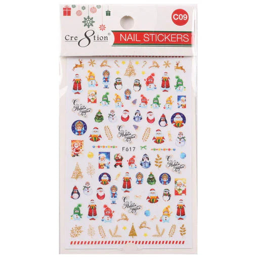 Cre8tion Nail Art Sticker Christmas Style C09