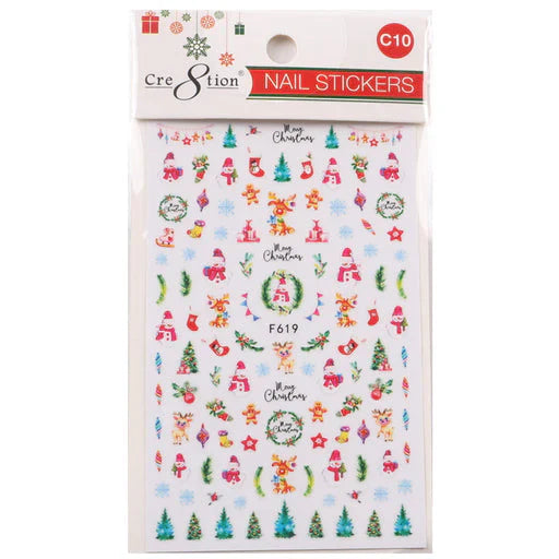 Cre8tion Nail Art Sticker Christmas Style C10