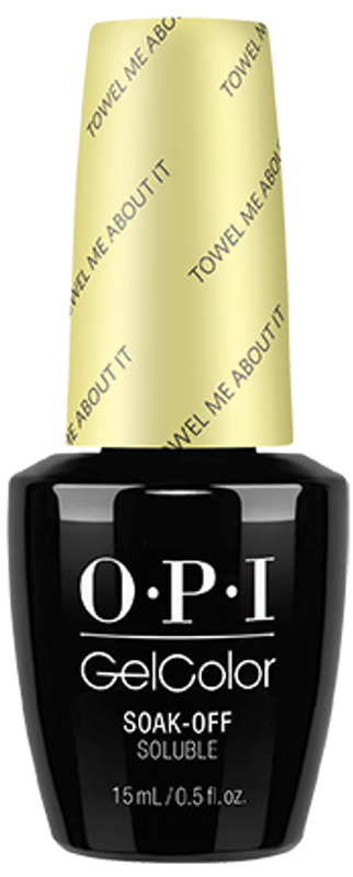 OPI GelColor .5oz (BLK) - #GC R67 - Towel Me About It