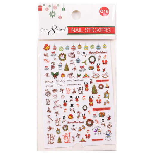 Cre8tion Nail Art Sticker Christmas Style C16