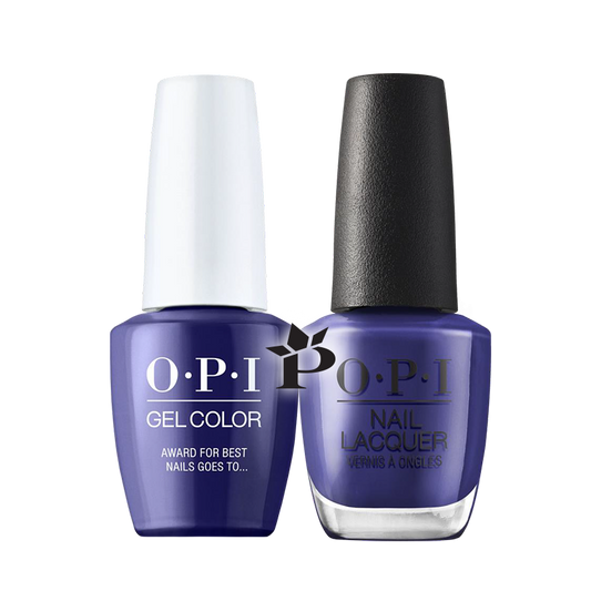 OPI Duo #  H009 - Award for Best Nails goes to...