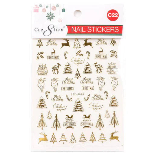 Cre8tion Nail Art Sticker Christmas Style C22